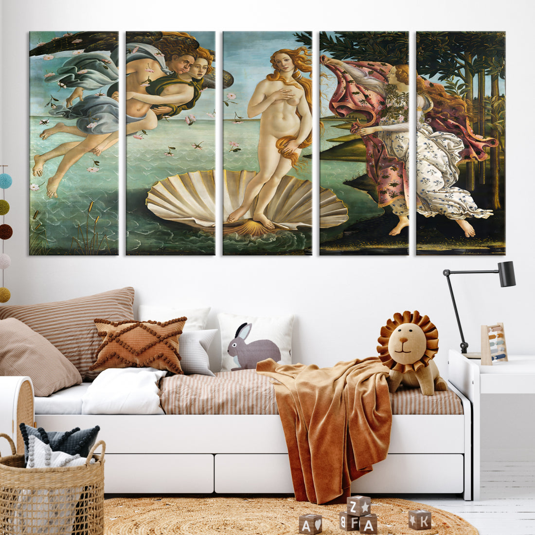 The Birth of Venus Sandro Botticelli Reproduction Canvas Print Classic Painting