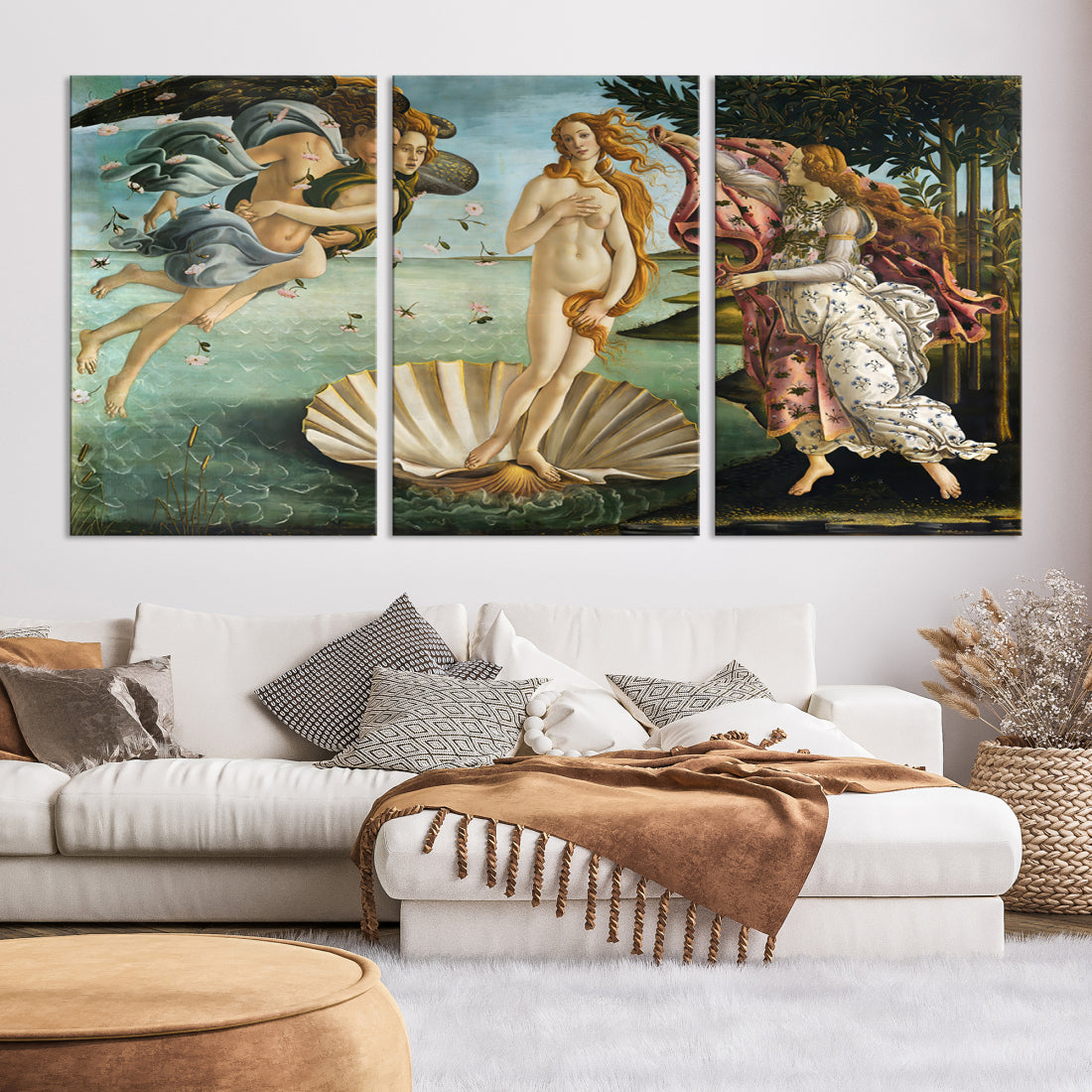 The Birth of Venus Sandro Botticelli Reproduction Canvas Print Classic Painting