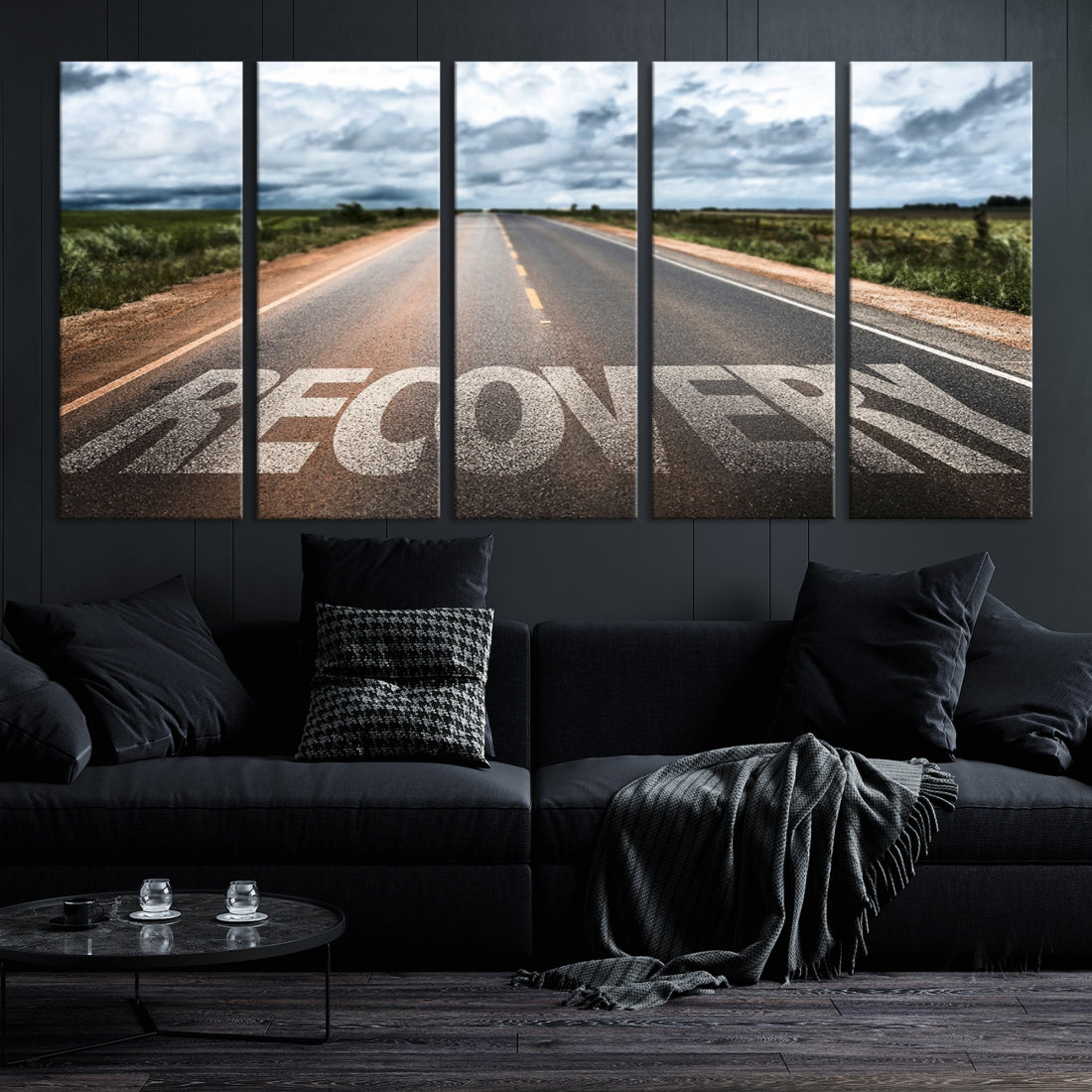 Recovery Road Wall Art Canvas Print