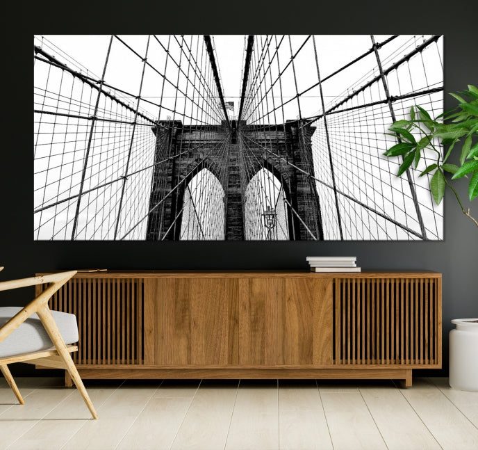 Extra Large Brooklyn Bridge Canvas Wall Art Print Living Room Apartment Decor