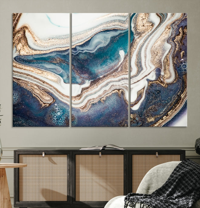 Extra Large Abstract Canvas Wall Art Print Modern Painting