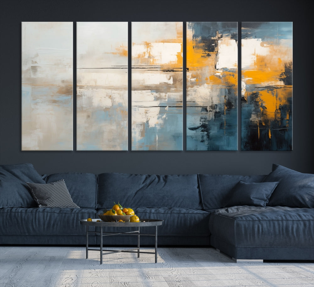 Large Abstract Wall Art Canvas Print Modern Minimalist Interior Wall Decor