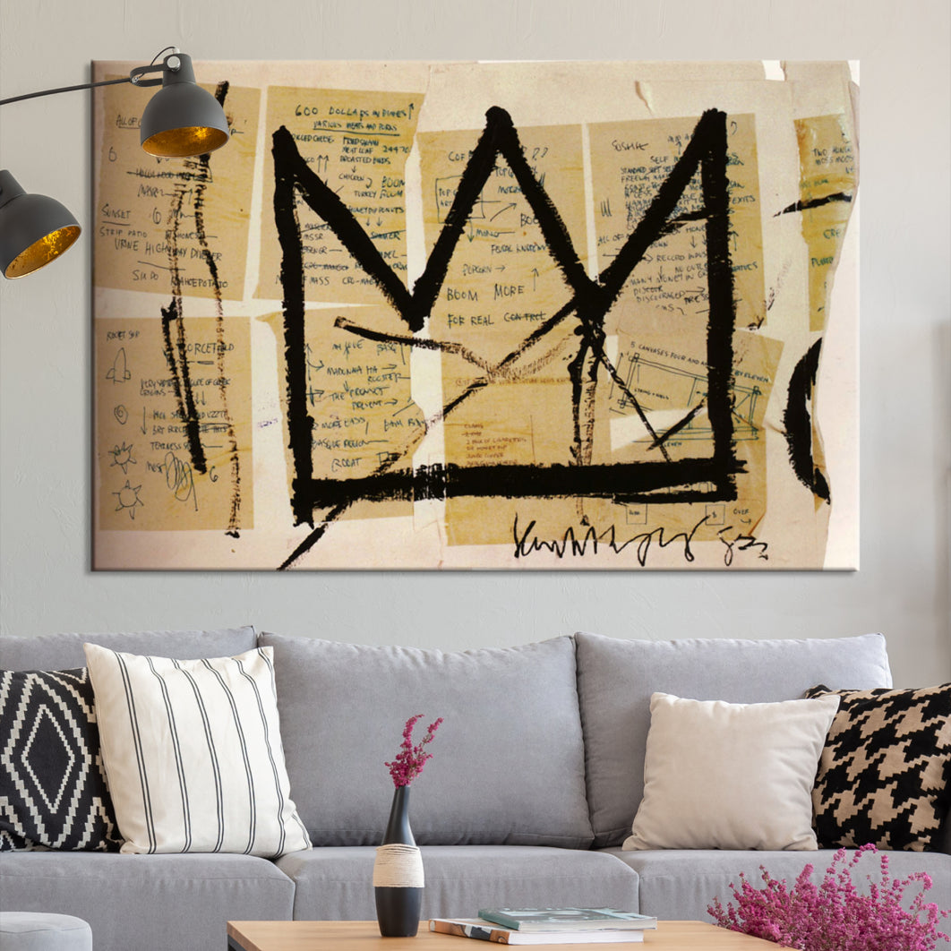 Jean-Michel Basquiat Wall Arts Print