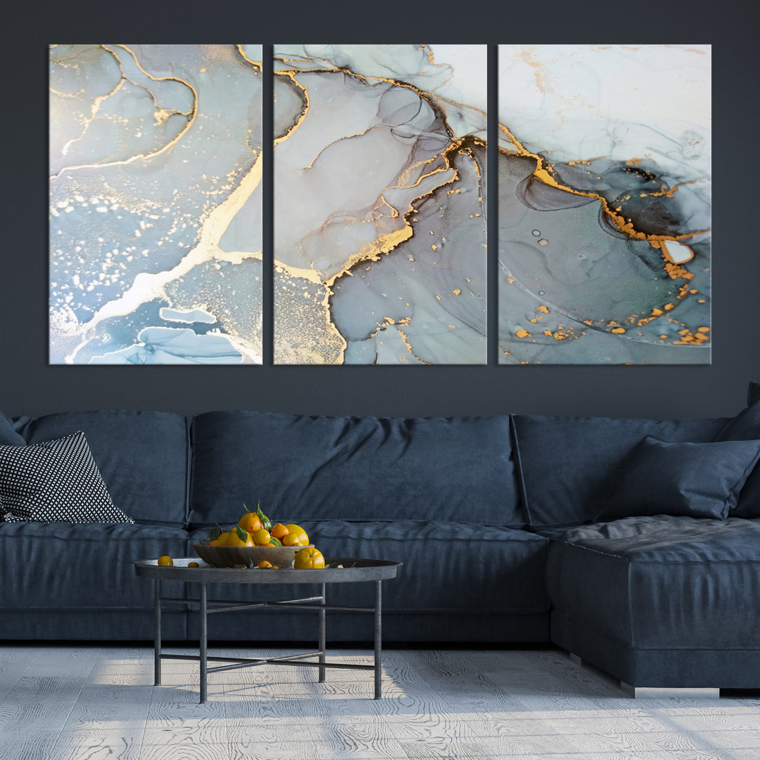 Marble Abstract Wall Art Canvas Print | Modern Minimalist Wall Decor | Living Room Decor | Bedroom Decor | Office Decor