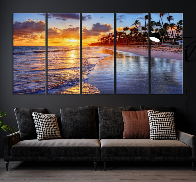 Bring the Beauty of a Tropical Hawaii Beach & Ocean to Your Home with Our Large Wall Art Canvas Print