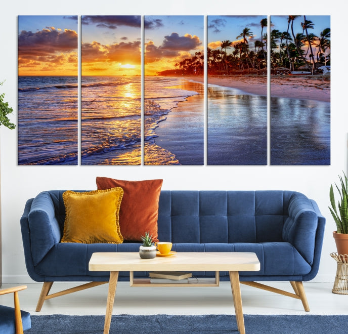 Bring the Beauty of a Tropical Hawaii Beach & Ocean to Your Home with Our Large Wall Art Canvas Print