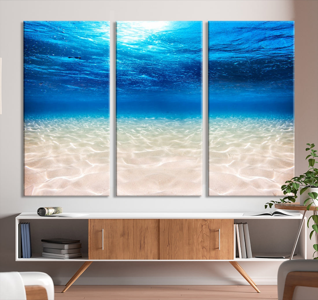 Under Water Ocean Life Canvas Wall Art Giclee Print
